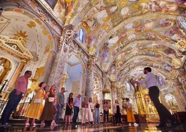 Kirche von San Nicolás: Guided Night Tour auf Spanisch, València, Spanien, Valencia Pass. Kirche von San Nicolás: Guided Night Tour auf Spanisch, València, Spanien, Valencia Pass.