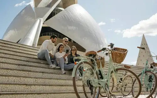 Valencia: Audio-Guided Bike Tour, València, Spain, Valencia Pass.