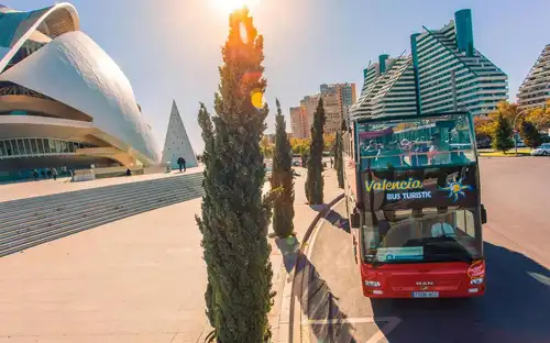 Valencia: 48-Stunden-Hop-on-Hop-off-Bus mit Albufera-Linie + Bootstour, València, Spanien, Valencia Pass.