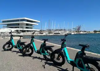 Valencia: Yamaha Premium-E-Bike-Verleih, València, Spanien, Valencia Pass.