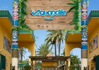 Aquopolis Cullera: Entrada, Valencia, España, Valencia Pass. Aquopolis Cullera: Entrada, Valencia, España, Valencia Pass.